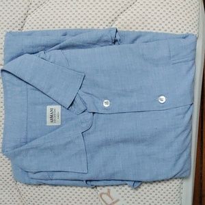 Armani button up shirt